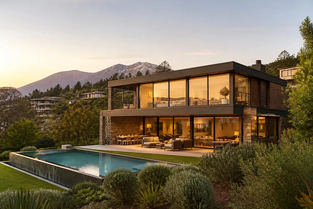 Casa de muestra para Las Condes (imagen de muestra generada con ia)